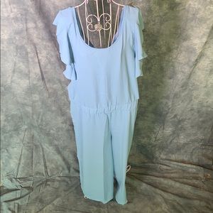 Clothing Obsessed Company baby blue jumpsuit